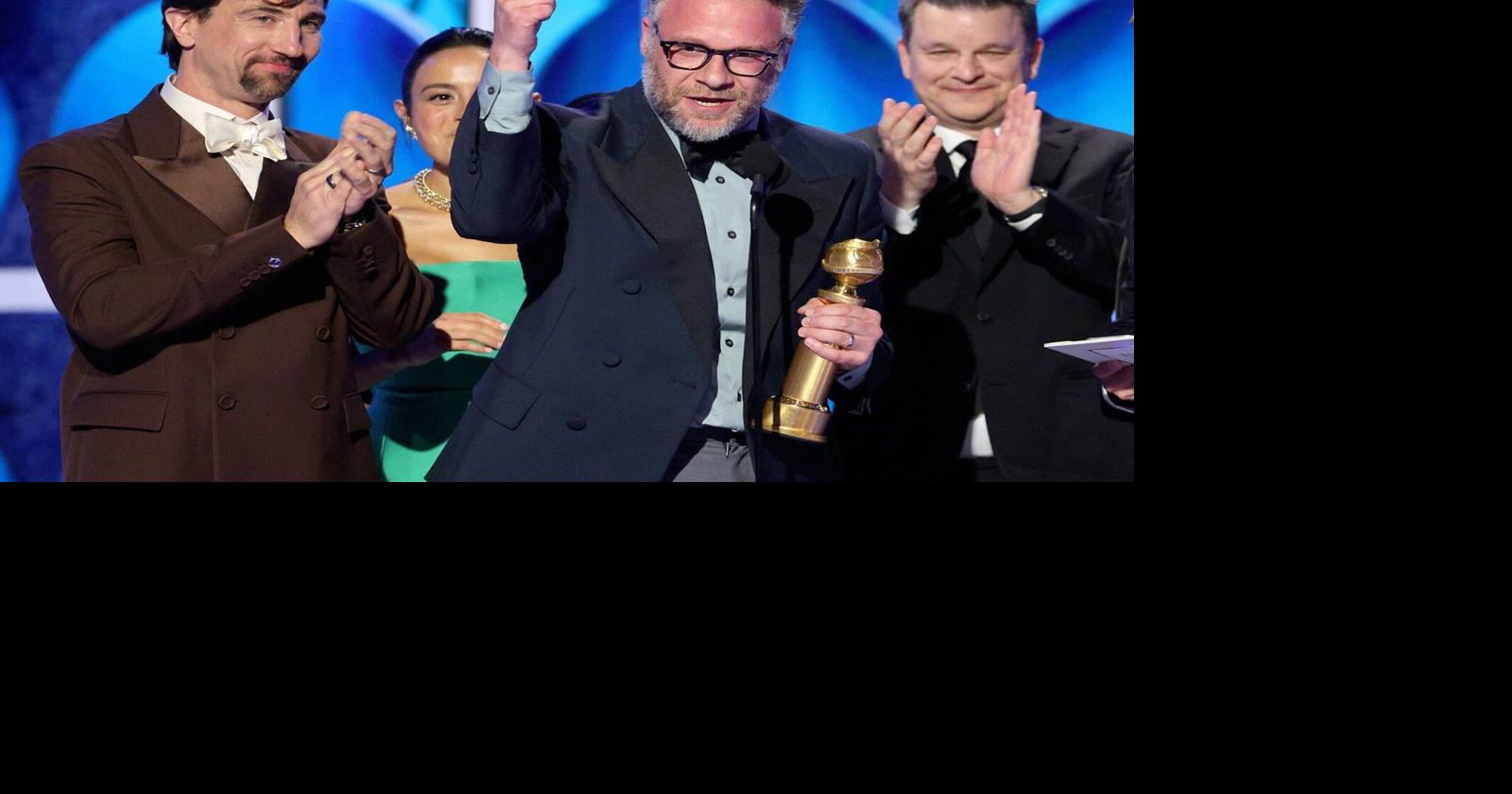 Seth Rogen, 'KPop Demon Hunters' and 'Heated Rivalry' stars shine at Golden Globes