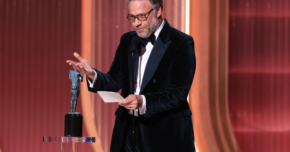 Catherine O’Hara remembered as ‘kind and gracious’ as Seth Rogen accepts ...