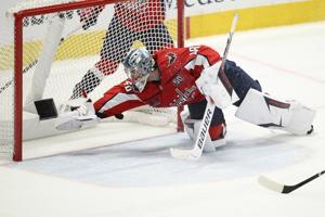Logan Thompson's superb goaltending puts the Capitals up 2-0 on the Canadiens in the series