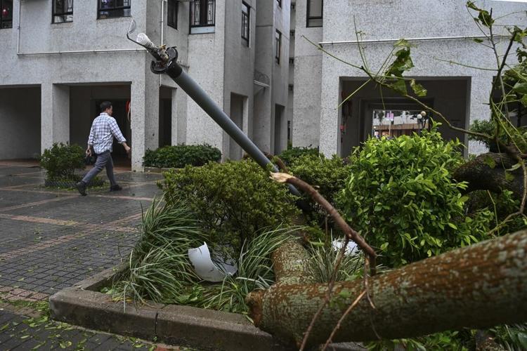 Taiwan suspends work, transport and classes as Typhoon Haikui slams ...