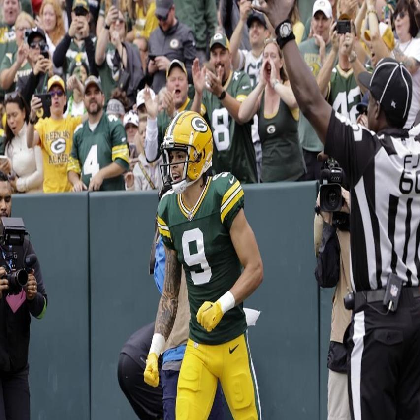 Green Bay Packers WR Christian Watson out Sunday against Chicago