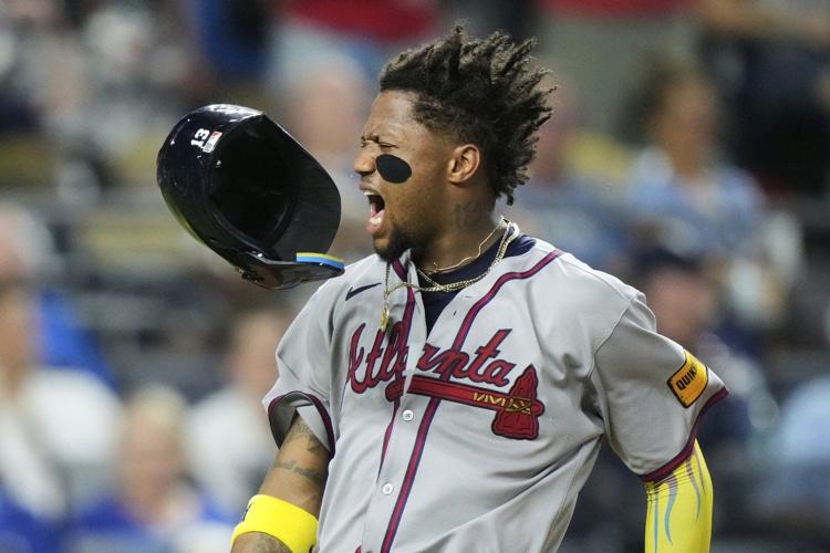 Braves place 5-time All-Star Ronald Acuña Jr. on the injured list with Achilles tendon inflammation