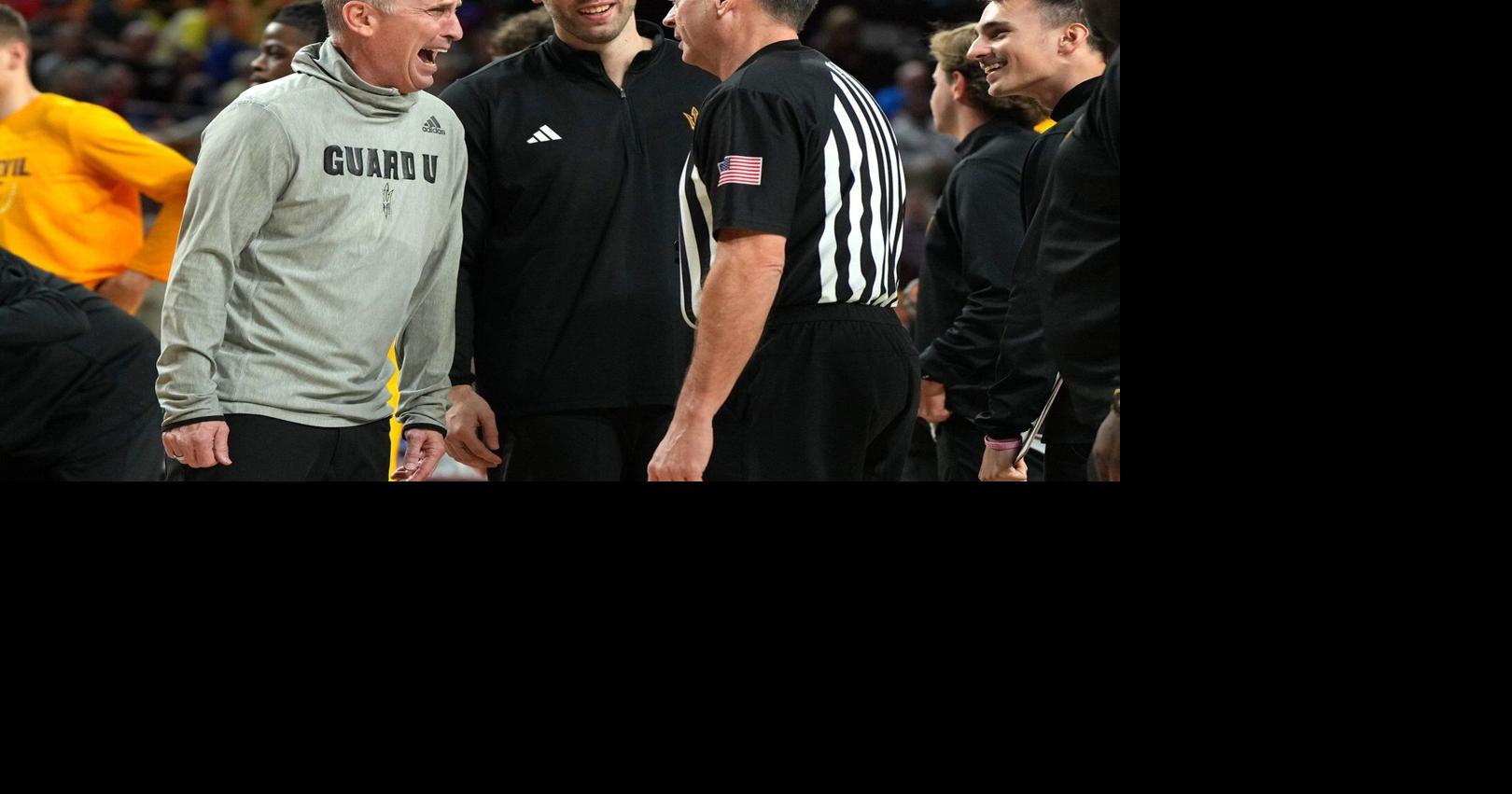 Arizona State beats No. 14 Kansas 70-60 in Hurley&rsquo;s potential home finale