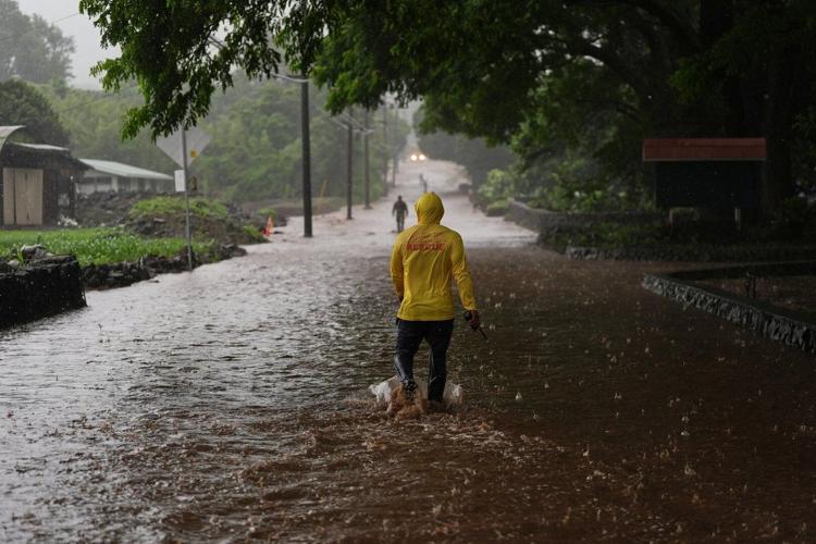 Print Risk Ladder Hurricane Nolo gains speed as it moves away from Hawaii, but high winds ...