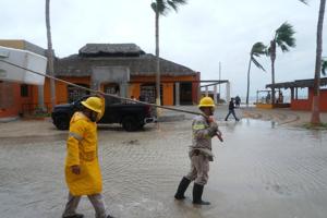 Hurricane Polo makes landfall in Baja California with forecast of 'life-threatening' winds