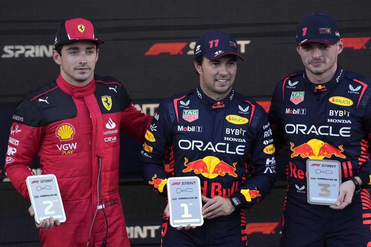 Pérez Wins F1 Sprint In Baku, Verstappen Confronts Russell