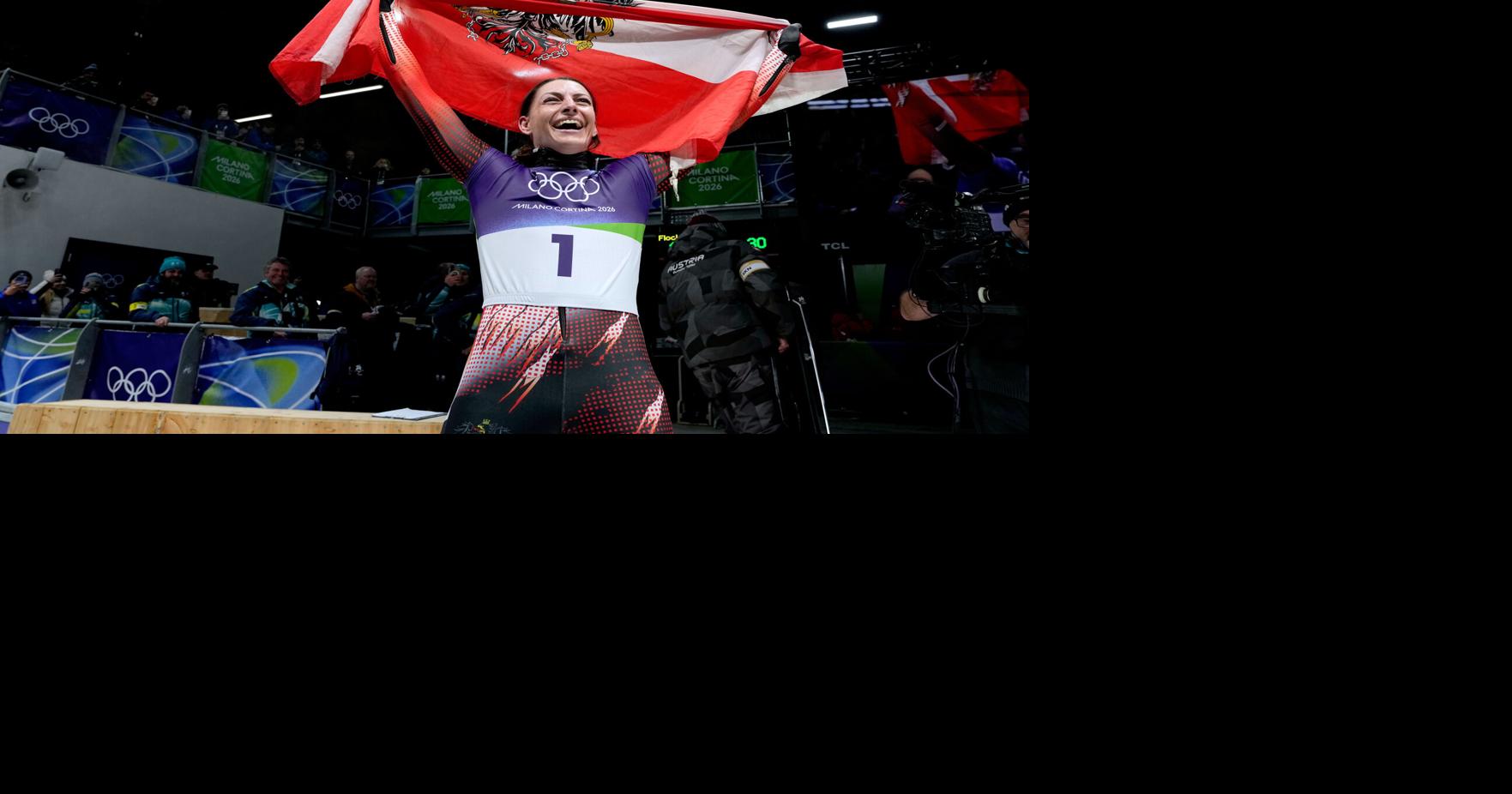 Finally, it&rsquo;s Flock! Austrian wins the Olympic women&rsquo;s skeleton gold, avenging some near-misses