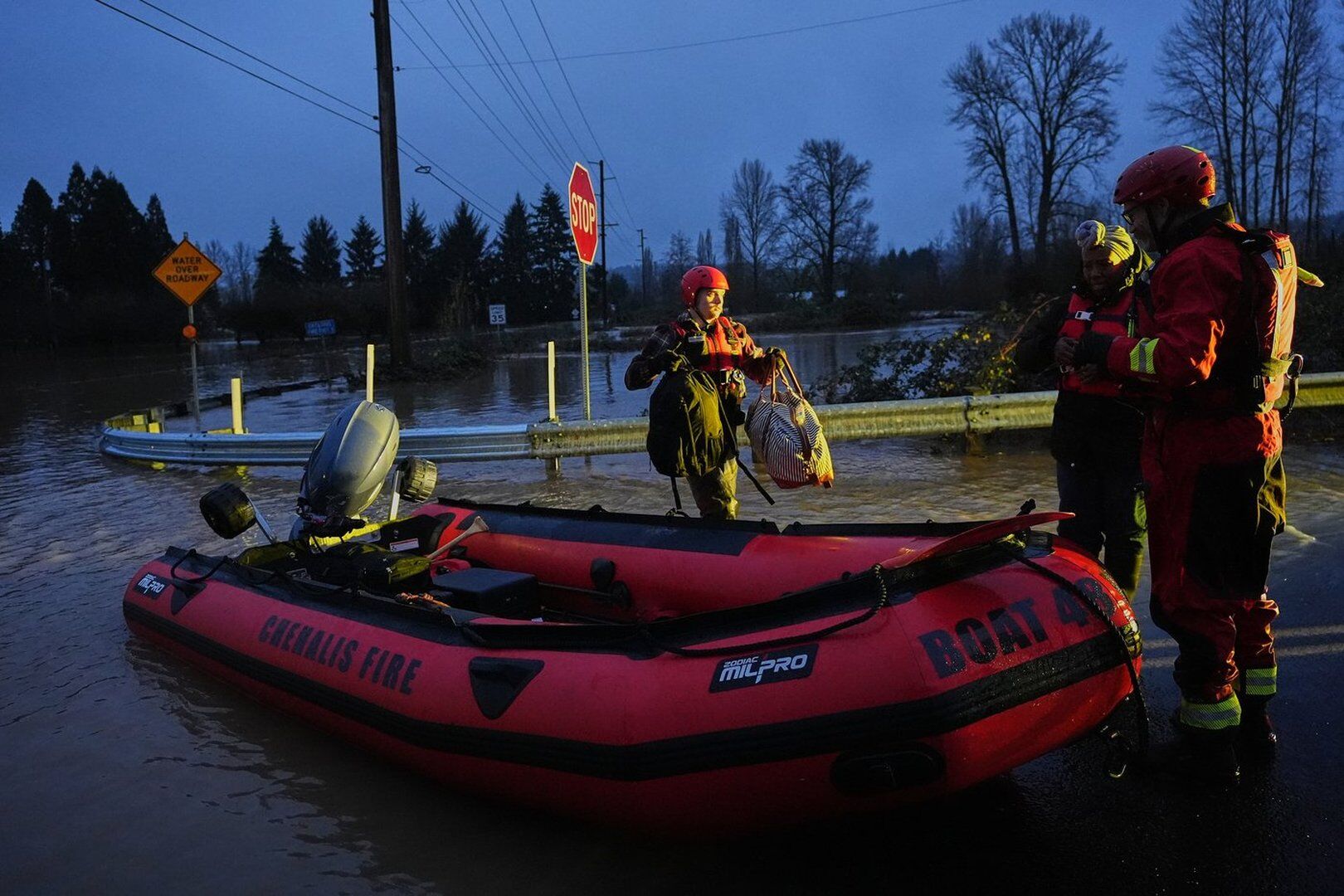 Atmospheric river threatens Washington with record flooding