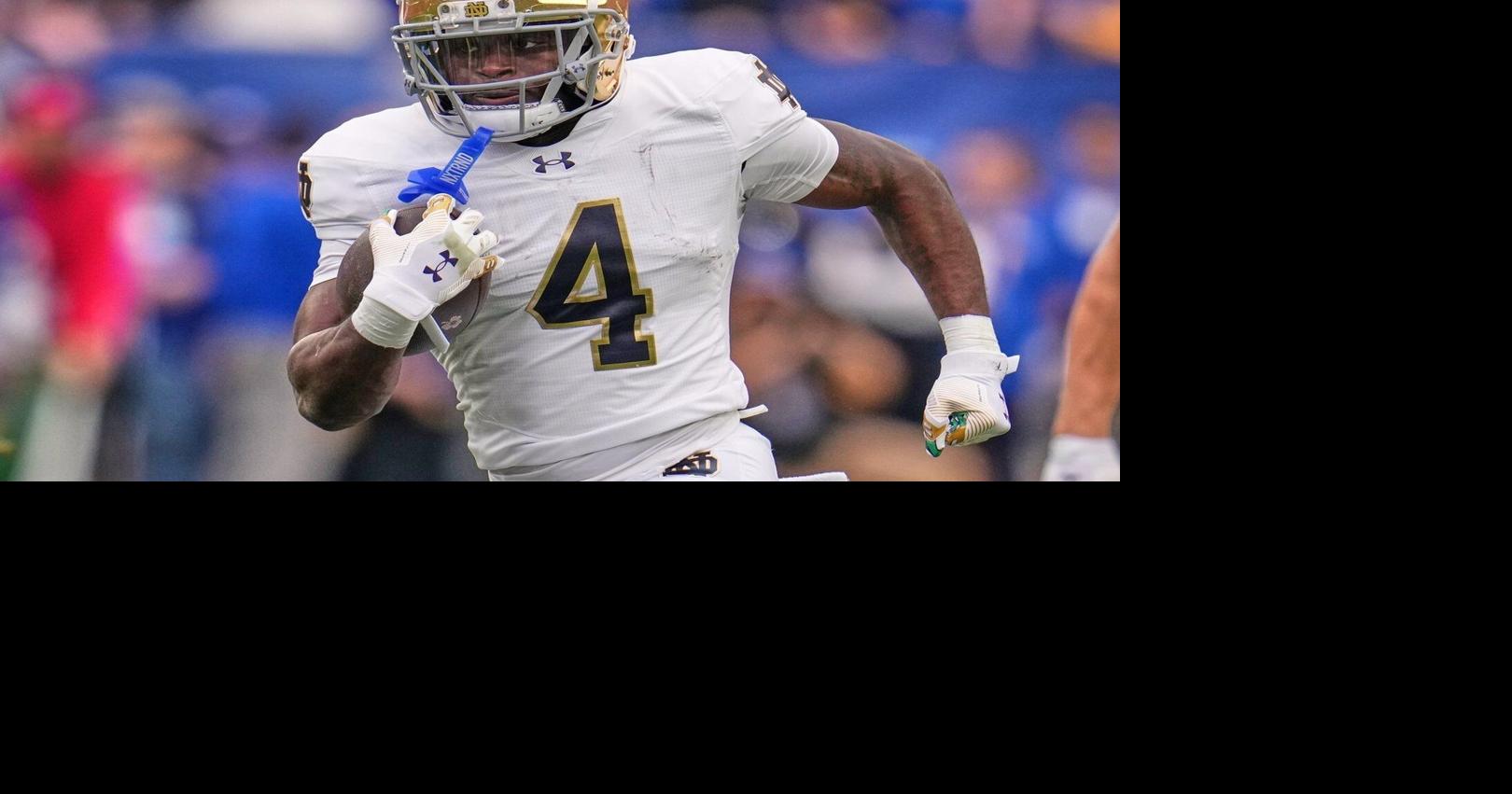 Notre Dame running back Jeremiyah Love announces he’s entering NFL draft