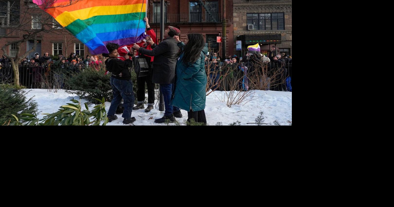Trump administration agrees to keep flying rainbow Pride flag at New York’s Stonewall monument