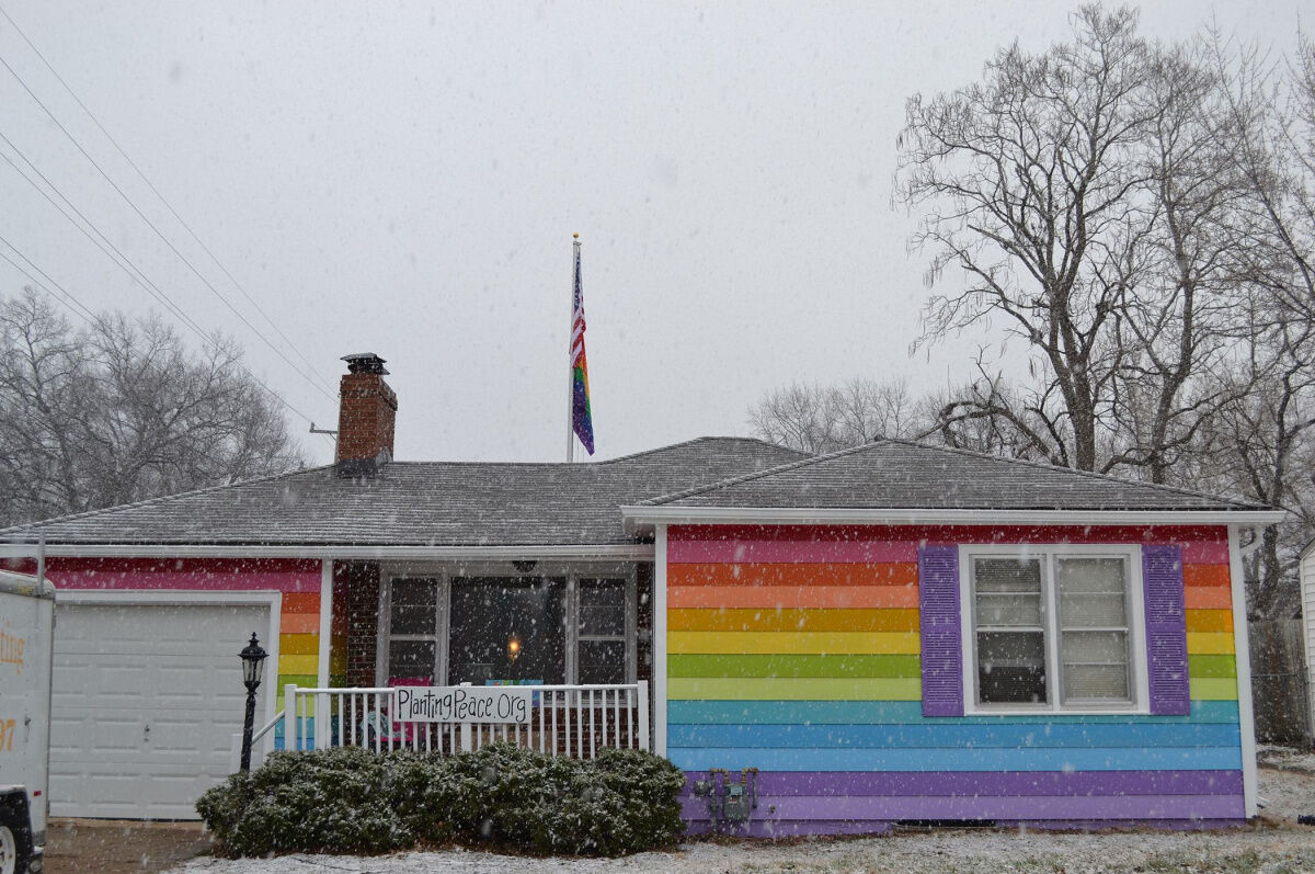 Westboro Baptist Church neighbours show their gay pride with