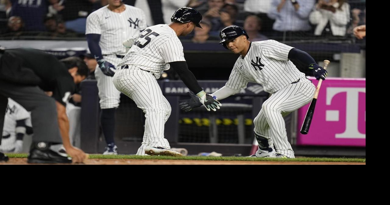 Judge's homerless streak reaches career-high 16 games, Yanks beat Red Sox 2-1 on Soto's hit in 10th
