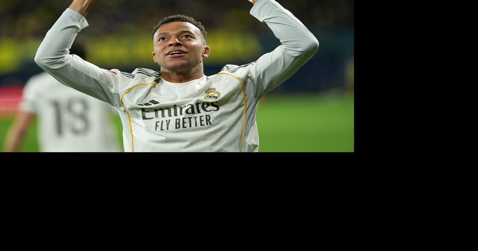 Mbappé’s brace at Villarreal lifts Real Madrid into La Liga lead