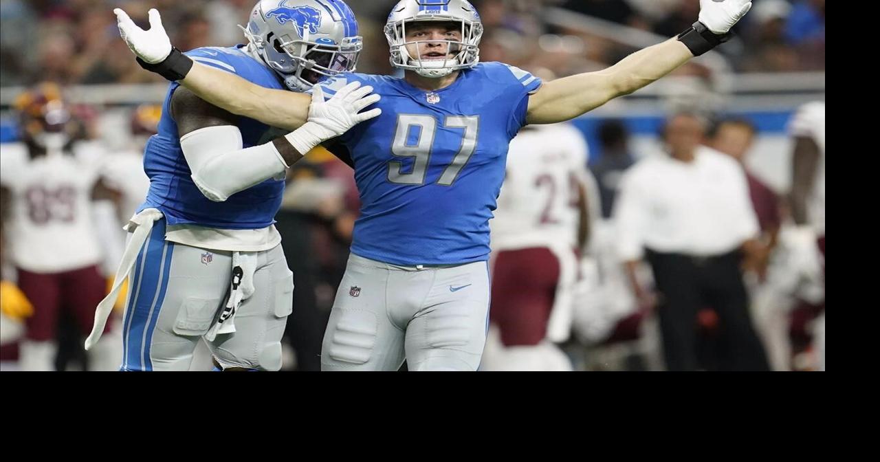 Goff throws 4 TD passes, Lions beat Commanders 36-27
