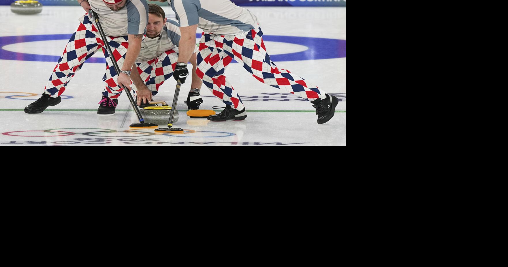 Norway&rsquo;s curlers wear funky pants at the Winter Olympics in a &ldquo;one-time&rdquo; tribute