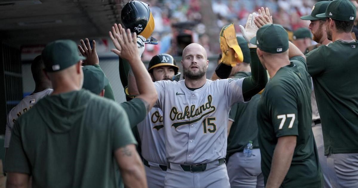 Rooker hits 10th homer in July, Athletics secure winning month with 5-4 ...