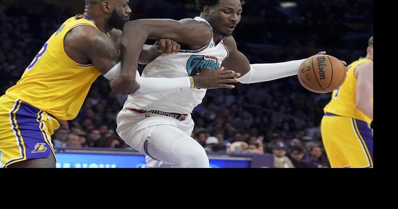 LeBron James has third straight triple-double as Lakers rally for 128-123 victory over Grizzlies