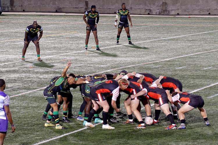 Blake Mahovic Members of the Canada Wolverines rugby league team play for the love of ...