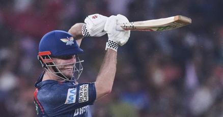 Marsh’s century earns Lucknow a 33-run win over IPL-leading Gujarat