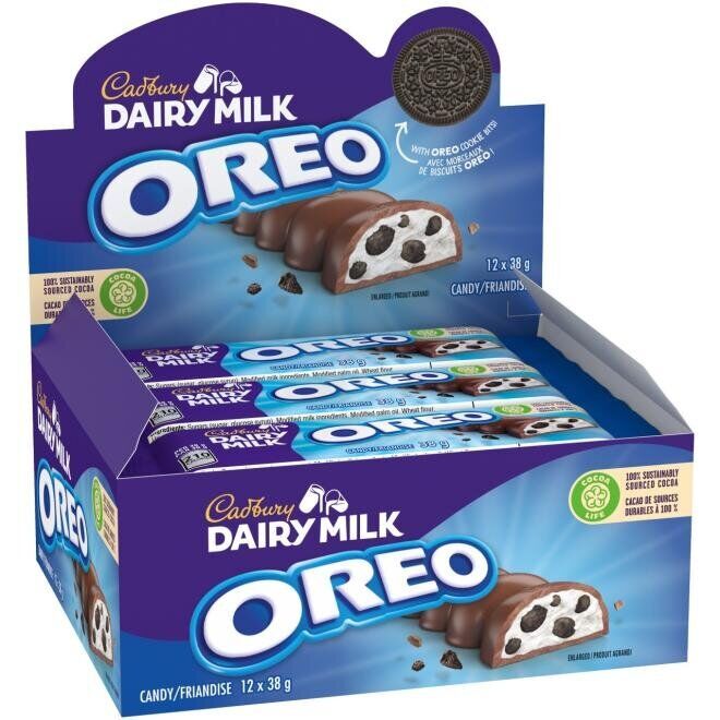 Cadbury recalled Dairy Milk Oreo chocolate bars in Canada over undeclared pistachio