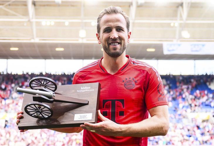Harry Kane finishes Bundesliga as the top-scorer again