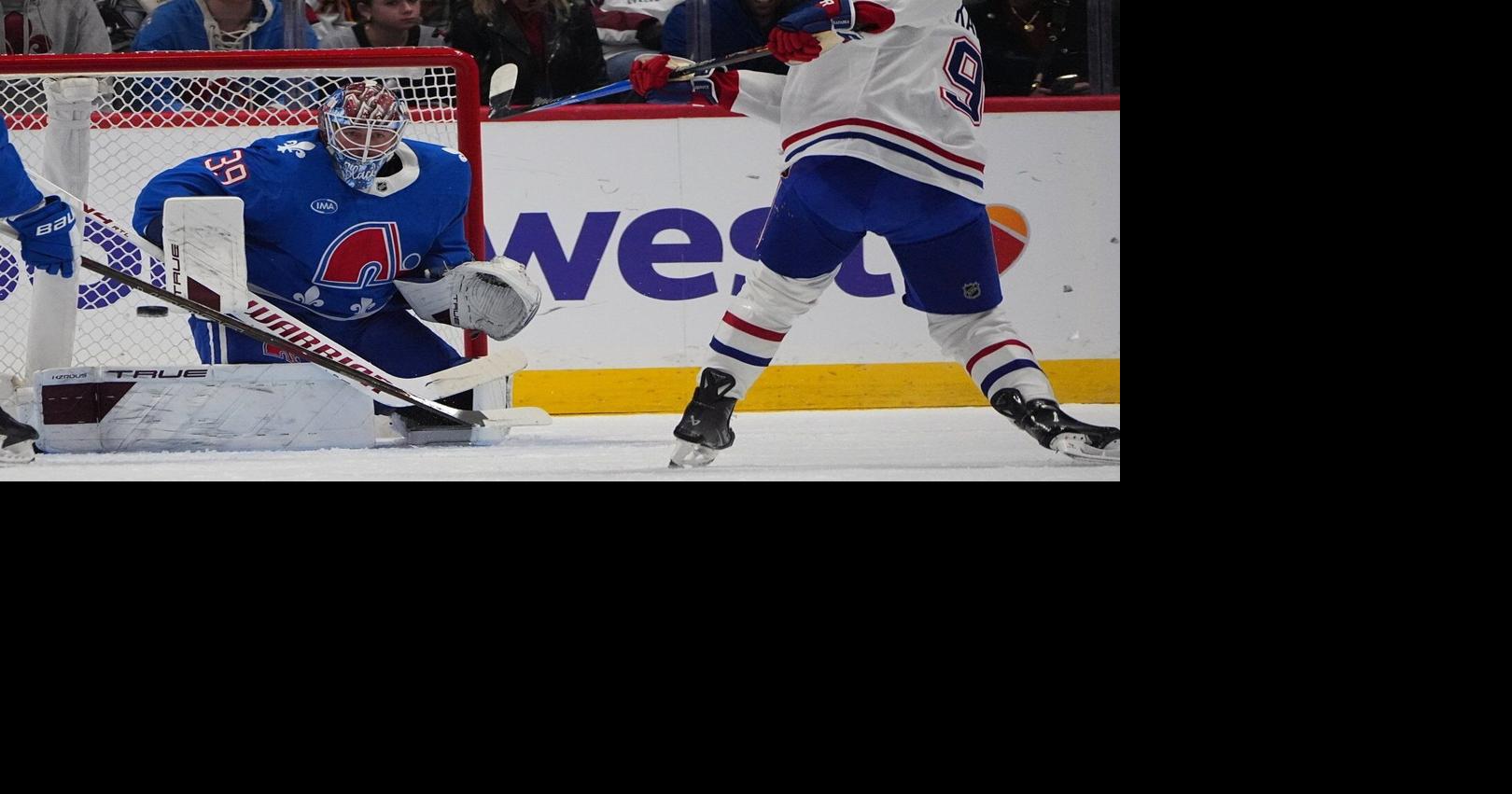 Brock Nelson has four points as surging Avalanche beat Canadiens 7-2