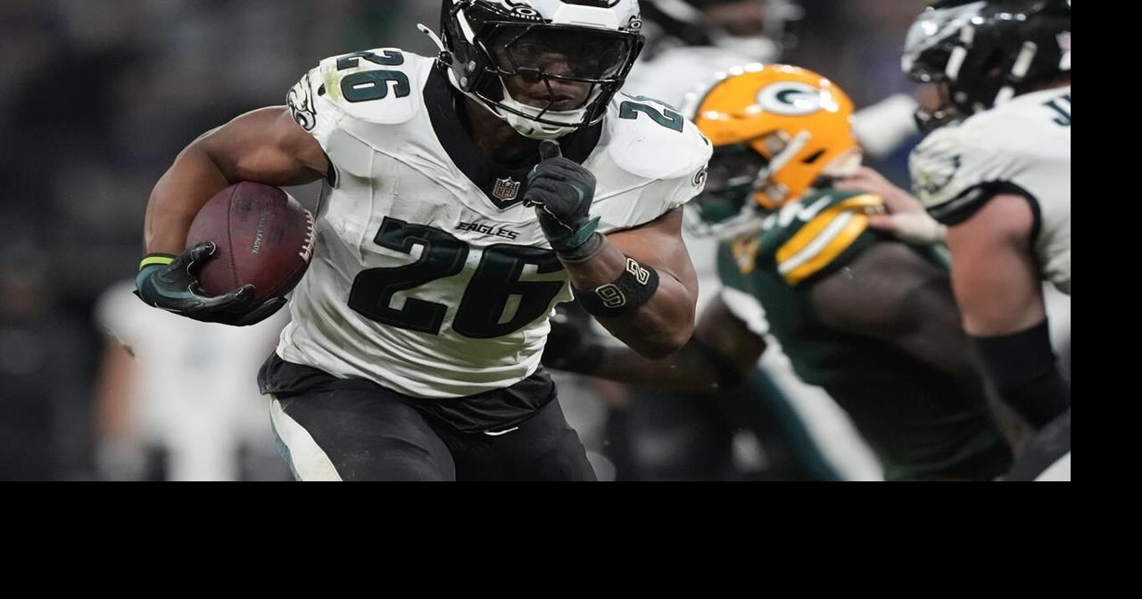Barkley scores 3 TDs as Eagles beat Packers 34-29 in Brazil. Packers' Love injured in final minute