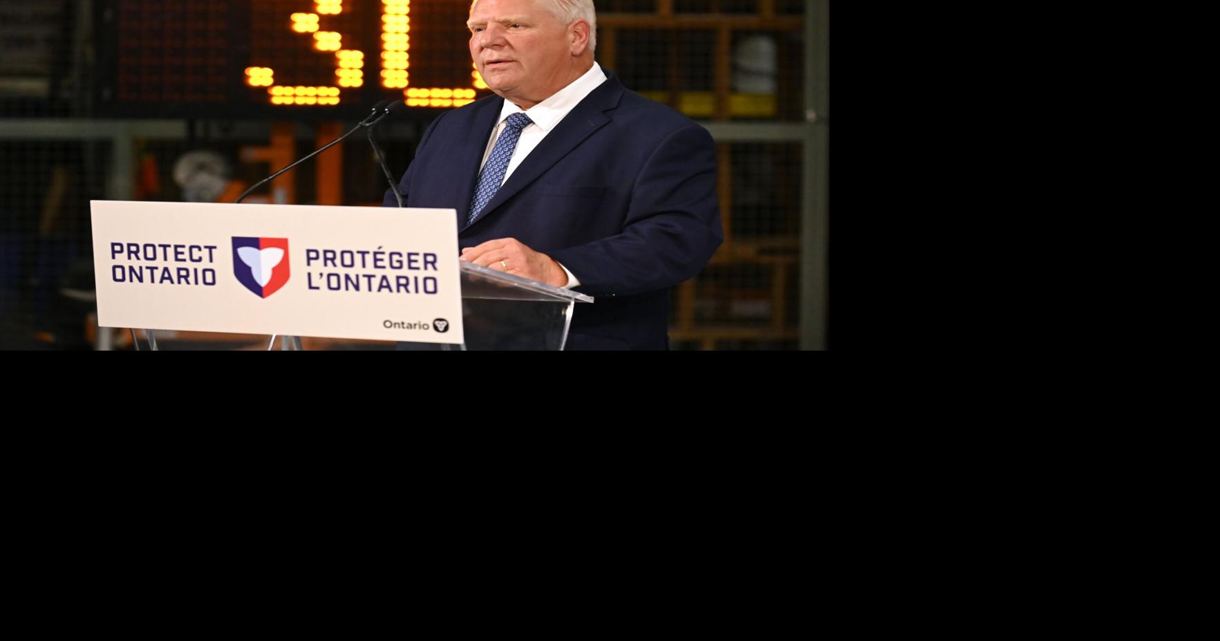 Doug Ford blasts Olivia Chow over complaints about new road signs: ‘You must think I just fell off the turnip truck’