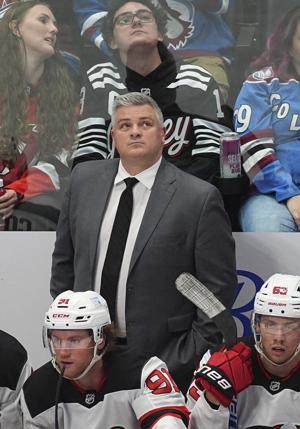 Devils coach Sheldon Keefe fined $25,000 for arguing with officials after Jack Hughes' injury