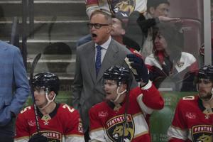 Matthew Tkachuk strikes quickly for Panthers in Game 1 against the Lightning