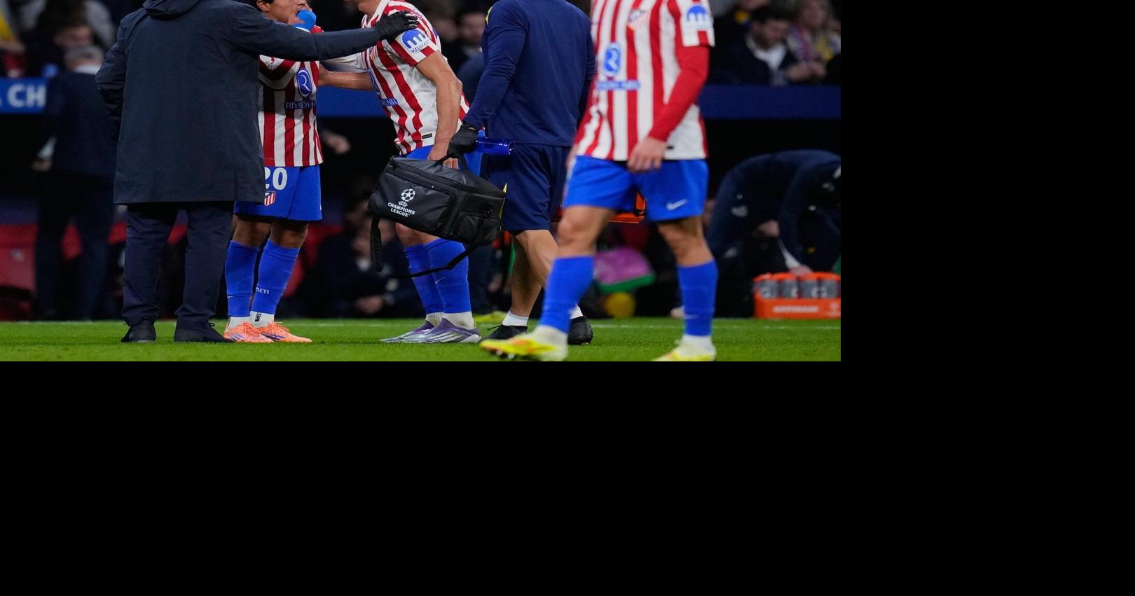 Atletico Madrid defender Robin Le Normand sidelined with high-grade ...