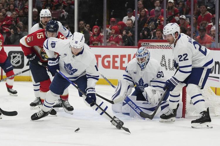Auston Matthews breaks through, Maple Leafs beat Panthers 2-0 to force Game 7