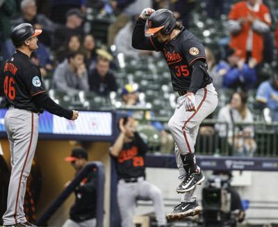 Orioles snap 8-game skid as Rutschman homers in 11th inning of 8-4 victory over Brewers