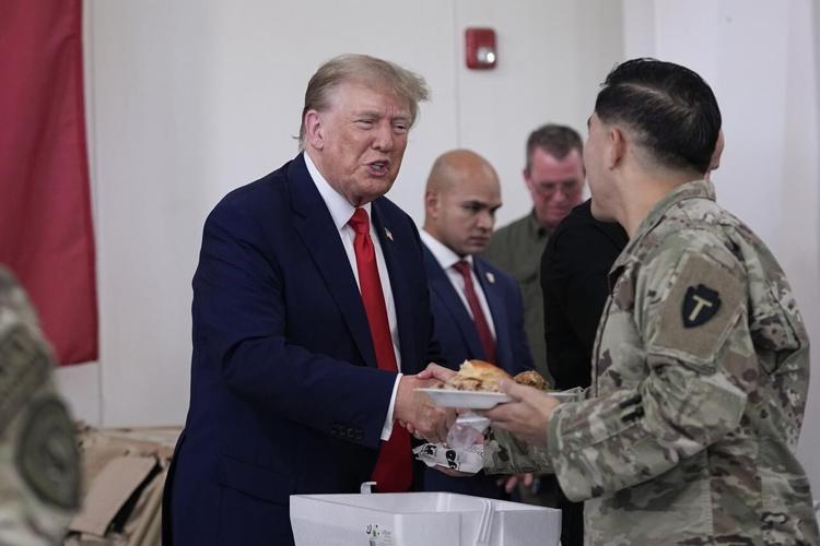 Trump picks up the endorsement of Texas Gov. Greg Abbott during a visit ...