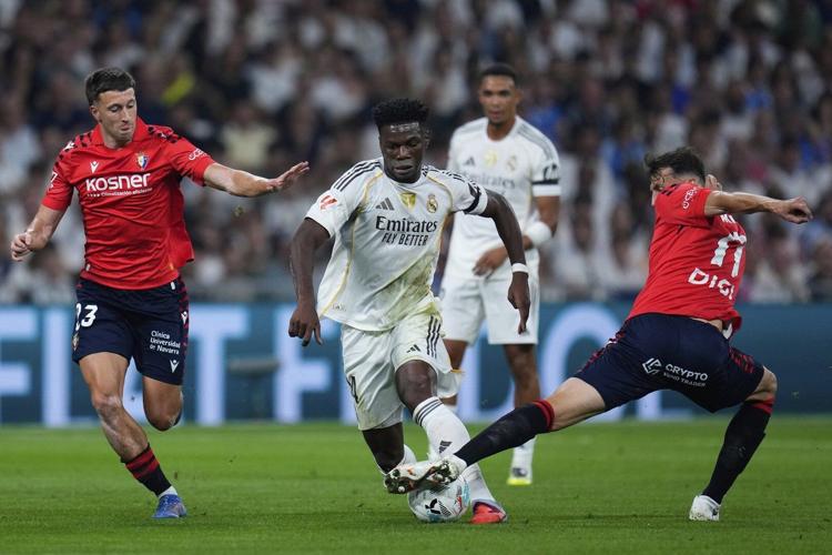 Mbappé converts penalty kick as Real Madrid beats Osasuna 1 0 in