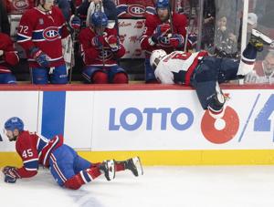 Canadiens defenceman Carrier out day-to-day as Game 5 against Washington approaches
