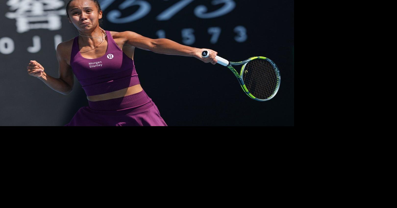 Fernandez bounced in first-round women’s singles match at Australian Open