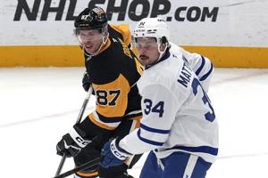 Nylander scores in overtime as the Maple Leafs beat the Penguins 6-5 for their 5th straight win