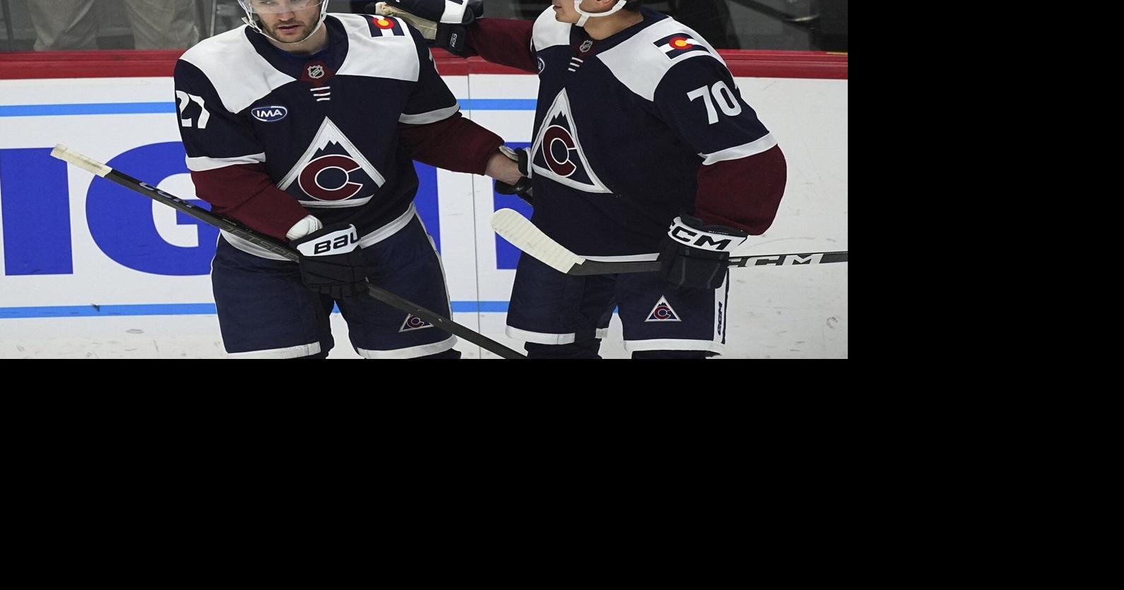 Drouin has 2 goals and an assist, Necas scores in home debut and Avalanche blank Blues 5-0