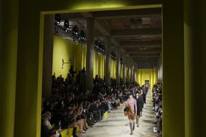 Miu Miu celebrates femininity with a star-studded cast at Paris Fashion Week show