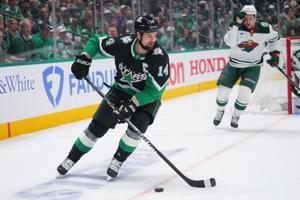 Stars captain Jamie Benn fined for cross-check on Wild forward Ryan Hartman