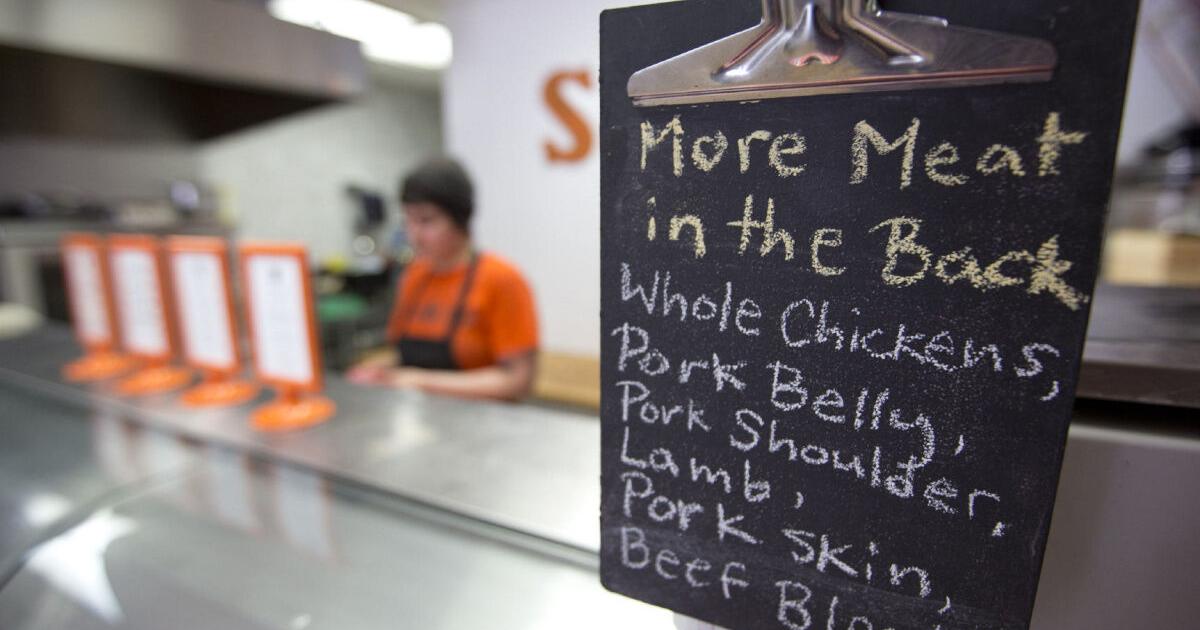 Butcher shop brings window spectacle to East Danforth