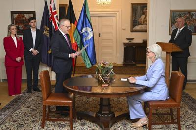 Australian Cabinet sworn in after landslide election victory