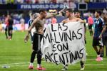 UK urges FIFA to investigate Argentina over Falklands banner at World Cup