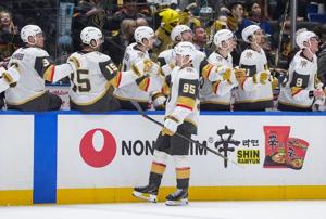 Olofsson finding offensive touch as Vegas Golden Knights prep for playoffs