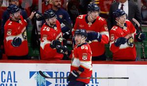 Kucherov scores twice, Lightning top Panthers 4-2 in another penalty-filled matchup