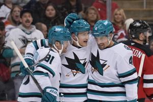 Sturm scores lone goal, Blackwood stops 44 shots and Devils edge Sharks 1-0