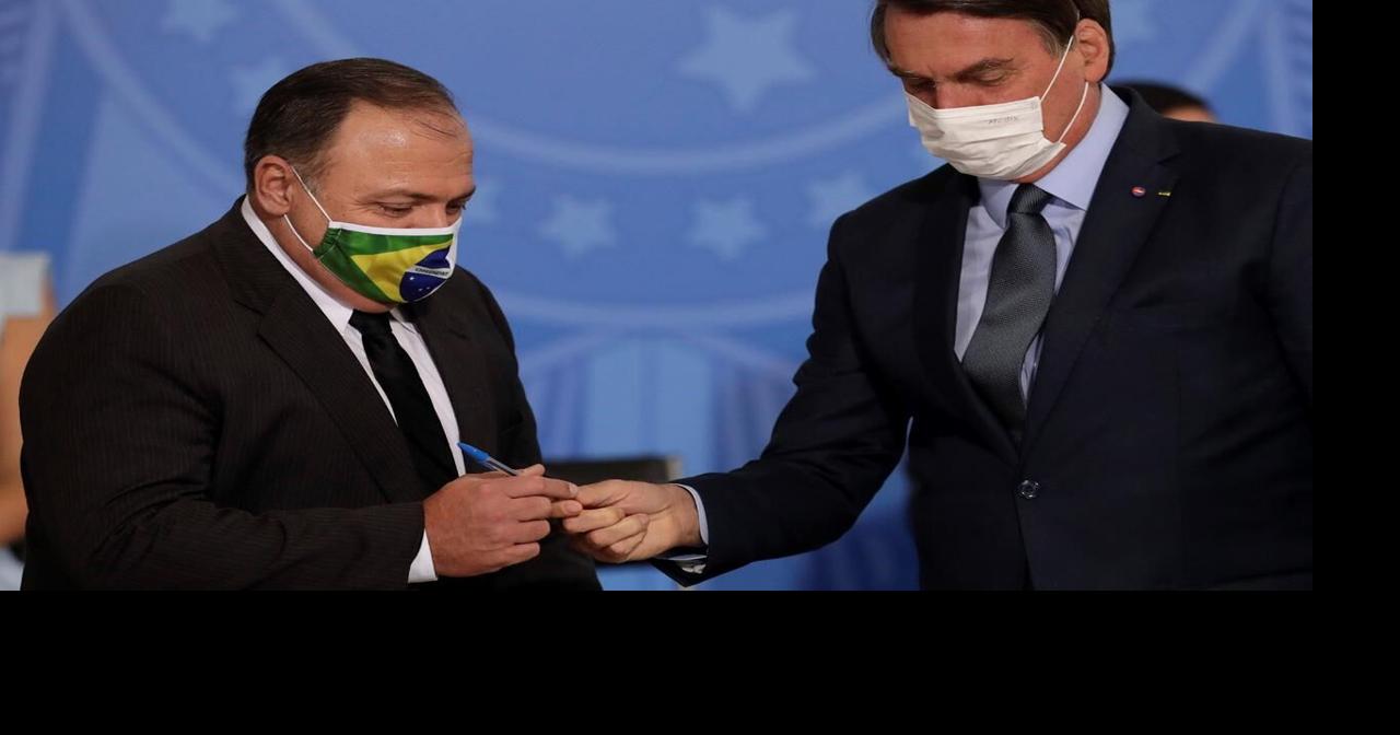 Brazil general named health minister after months as interim