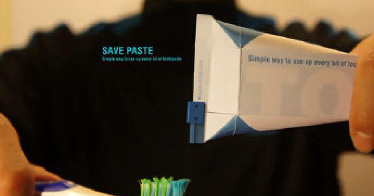 Vip Toothpaste Finally, a smarter way to get the last bit of toothpaste out of the tube