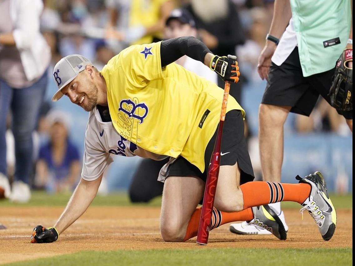 Ouch! Actor Bryan Cranston Hit by Liner at All-Star Celeb Softball